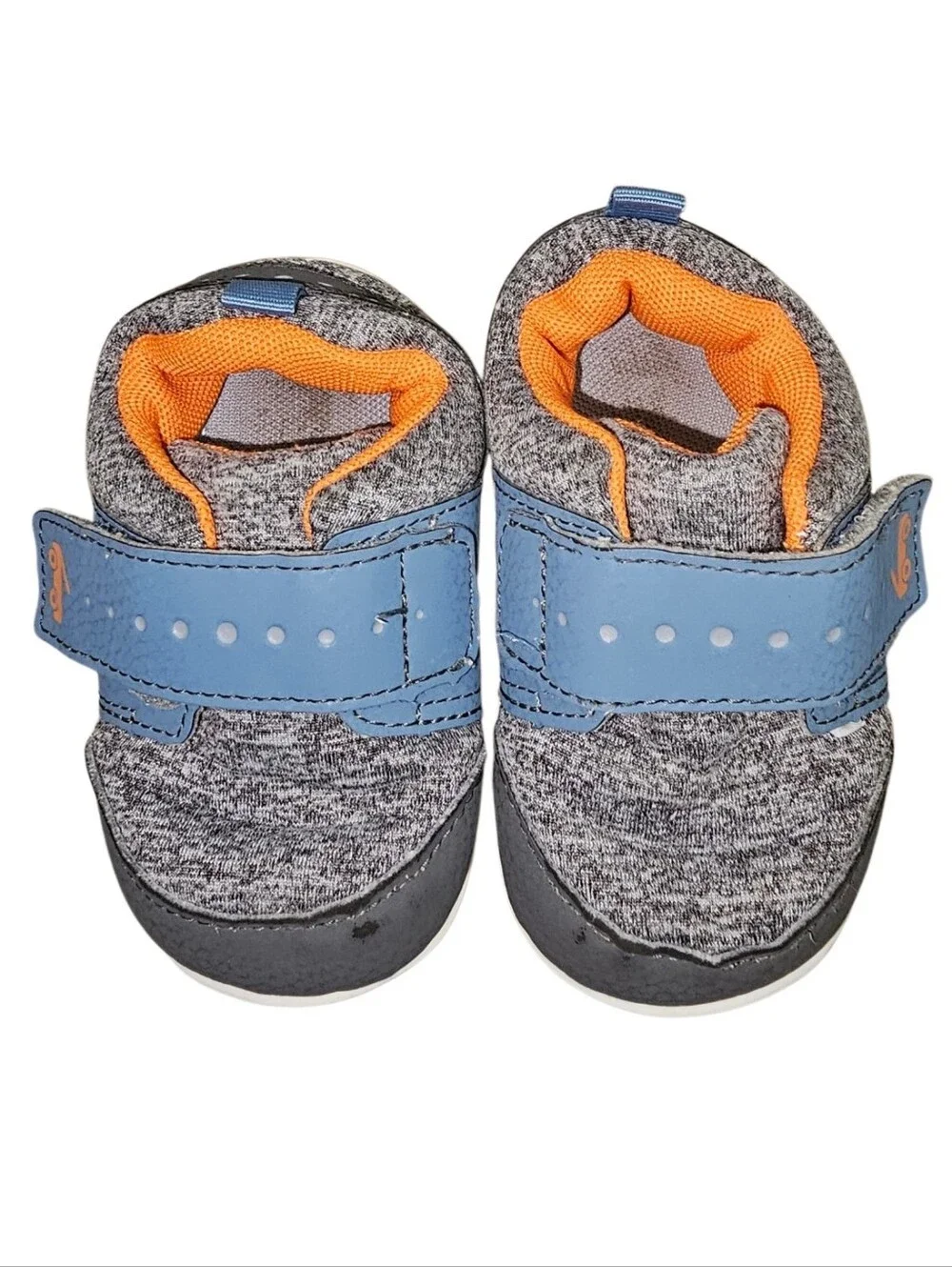 See Kai Run Kids Slip-On Athletic Shoes in Gray, Blue & Orange
